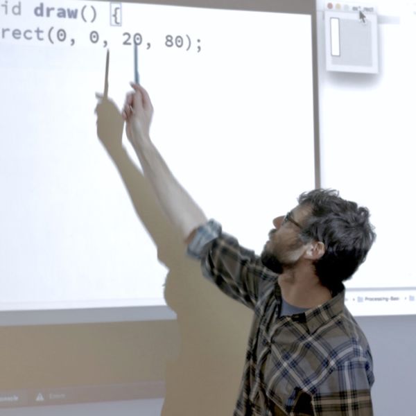 andrew ringler pointing at code